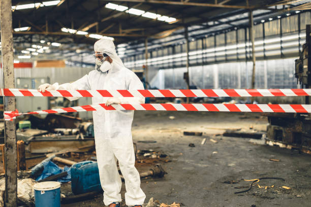 Professional Biohazard technician working in Glennville, CA